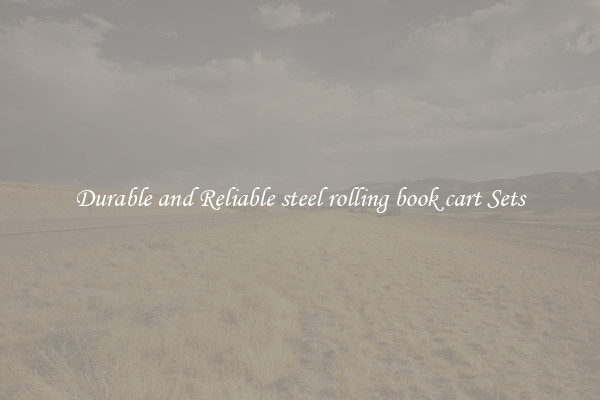 Durable and Reliable steel rolling book cart Sets