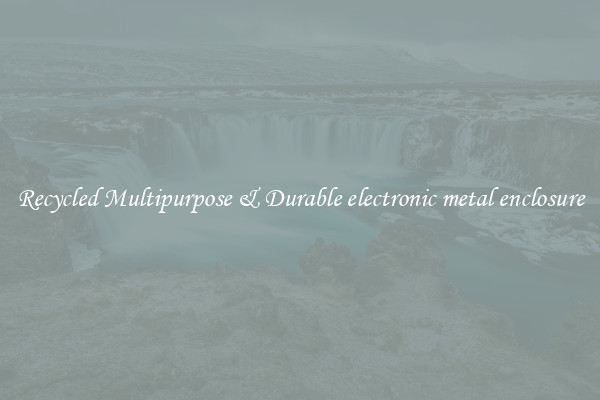 Recycled Multipurpose & Durable electronic metal enclosure