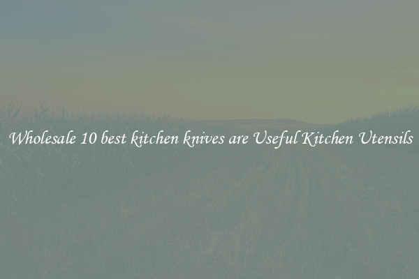Wholesale 10 best kitchen knives are Useful Kitchen Utensils
