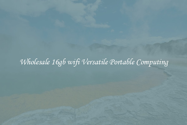 Wholesale 16gb wifi Versatile Portable Computing