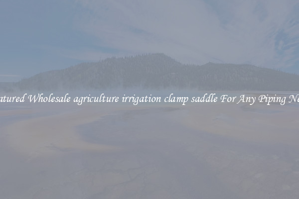 Featured Wholesale agriculture irrigation clamp saddle For Any Piping Needs