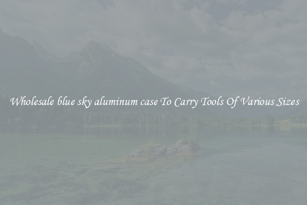 Wholesale blue sky aluminum case To Carry Tools Of Various Sizes
