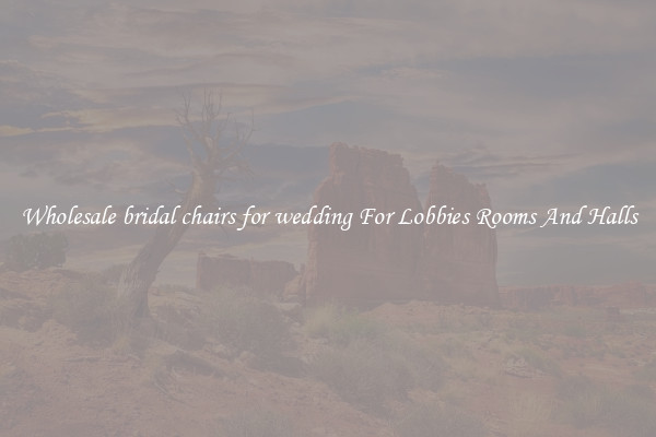 Wholesale bridal chairs for wedding For Lobbies Rooms And Halls